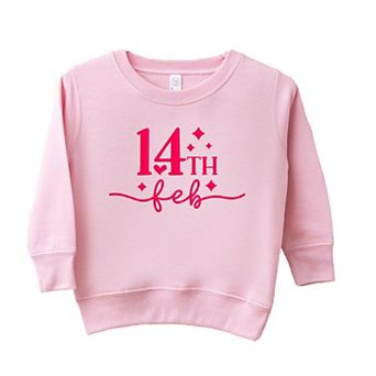 14th Feb Stars Raised Print Youth Ultra-Soft Graphic Sweatshirt