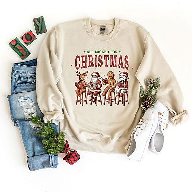 Booked For Christmas Stool Sweatshirt