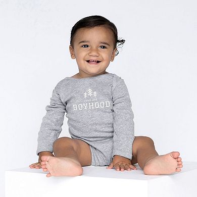 Long Live Boyhood Baby Long Sleeve Bodysuit