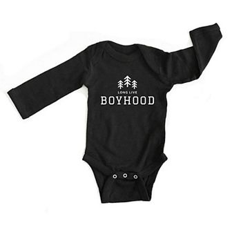 Long Live Boyhood Baby Long Sleeve Bodysuit