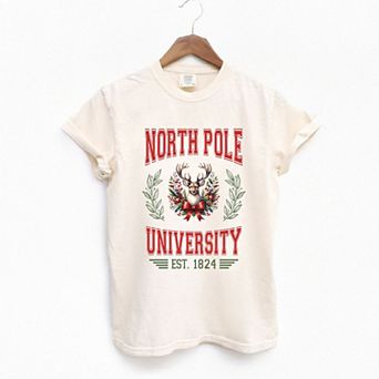 North Pole University Coquette Garment Dyed Tees