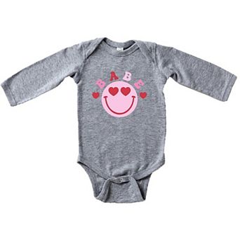 Babe Smile Baby Long Sleeve Bodysuit