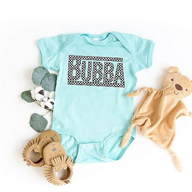 Bubba Checkered Baby Bodysuit