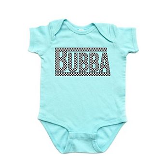 Bubba Checkered Baby Bodysuit