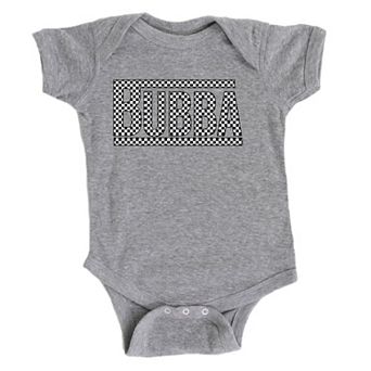 Bubba Checkered Baby Bodysuit
