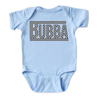 Bubba Checkered Baby Bodysuit