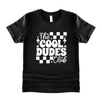 Cool Dudes Club Youth Short Sleeve Graphic Tee