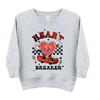 Heart Breaker Skater Toddler Graphic Sweatshirt