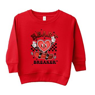Heart Breaker Skater Toddler Graphic Sweatshirt