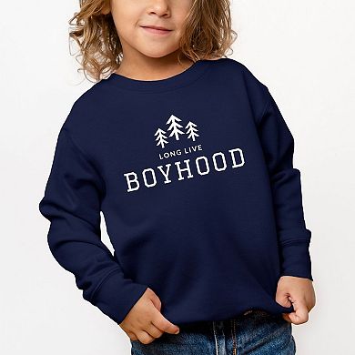 Long Live Boyhood Youth Ultra-Soft Graphic Sweatshirt