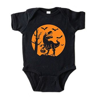 Dinosaur Moon Baby Bodysuit