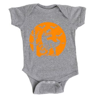 Dinosaur Moon Baby Bodysuit
