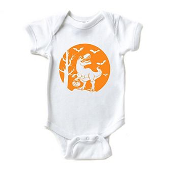 Dinosaur Moon Baby Bodysuit