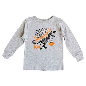 Spookysaurus Toddler Long Sleeve Graphic Tee