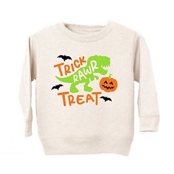 Trick Rawr Treat Toddler Graphic Sweatshirt