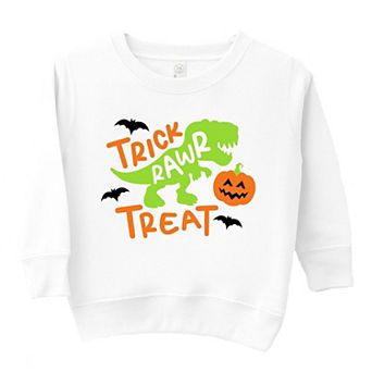 Trick Rawr Treat Toddler Graphic Sweatshirt