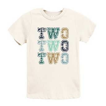 Two Two Two Toddler Short Sleeve Graphic Tee