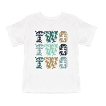 Two Two Two Toddler Short Sleeve Graphic Tee