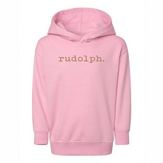 Rudolph Raised Print Toddler Graphic Hoodie