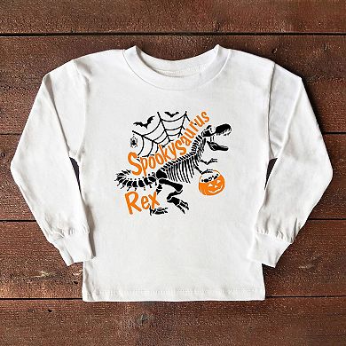 Spookysaurus Youth Long Sleeve Graphic Tee