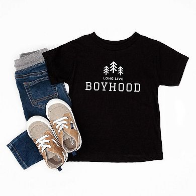Long Live Boyhood Toddler Short Sleeve Graphic Tee