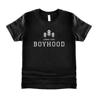 Long Live Boyhood Toddler Short Sleeve Graphic Tee