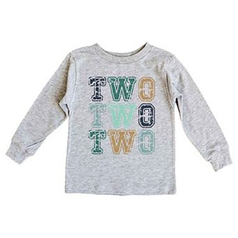 Two Two Two Toddler Long Sleeve Graphic Tee