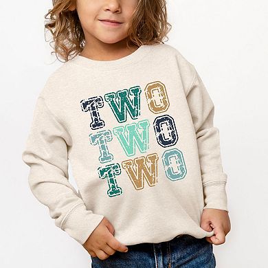 Two Two Two Toddler Graphic Sweatshirt