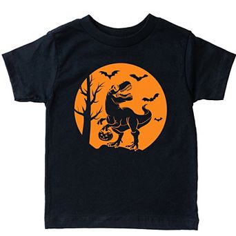 Dinosaur Moon Youth Short Sleeve Graphic Tee
