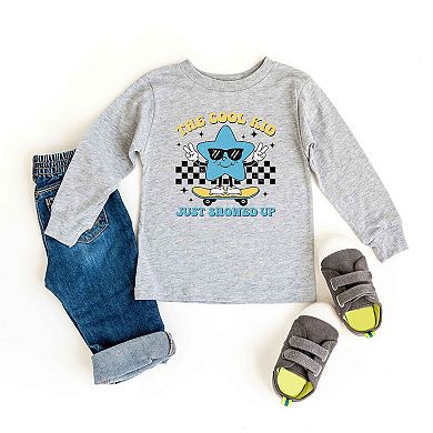 Cool Kid Star Toddler Long Sleeve Graphic Tee