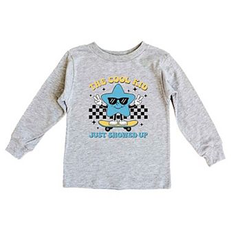 Cool Kid Star Toddler Long Sleeve Graphic Tee