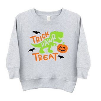 Trick Rawr Treat Youth Ultra-Soft Graphic Sweatshirt