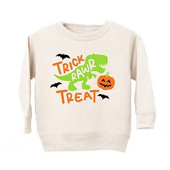 Trick Rawr Treat Youth Ultra-Soft Graphic Sweatshirt