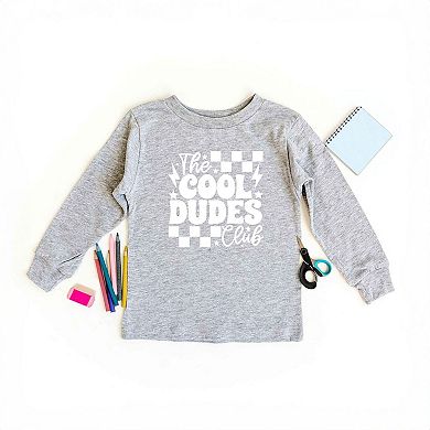 Cool Dudes Club Toddler Long Sleeve Graphic Tee