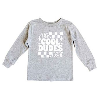Cool Dudes Club Toddler Long Sleeve Graphic Tee