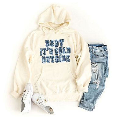 Distressed Baby It's Cold Outside Hoodie