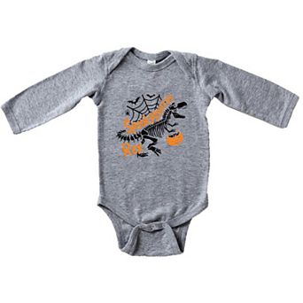 Spookysaurus Baby Long Sleeve Bodysuit
