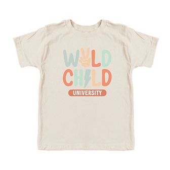 Wild Child Peace Toddler Short Sleeve Graphic Tee