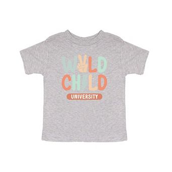 Wild Child Peace Toddler Short Sleeve Graphic Tee