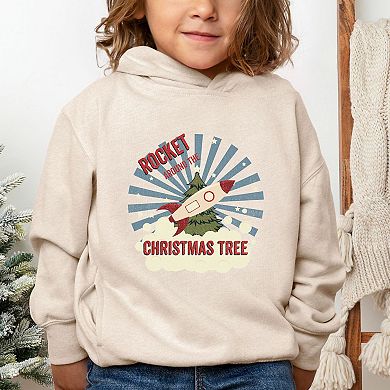 Rocket Around The Christmas Tree Toddler Graphic Hoodie