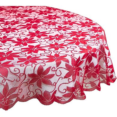Round Lace Tablecloth Cover