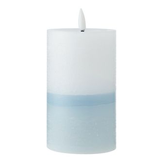 Mikasa LED Wax Pillar Candle with Flickering Light