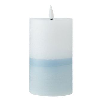 Mikasa LED Wax Pillar Candle with Flickering Light