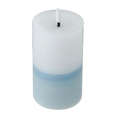Mikasa LED Wax Pillar Candle with Flickering Light