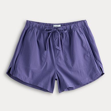 Women's FLX Midrise Poplin Shorts