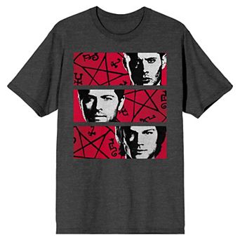 Men's Supernatural Main Character Short Sleeve Graphic T-Shirt