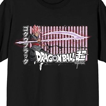 Men's Dragon Ball Super Black Goku Short Sleeve Graphic T-Shirt