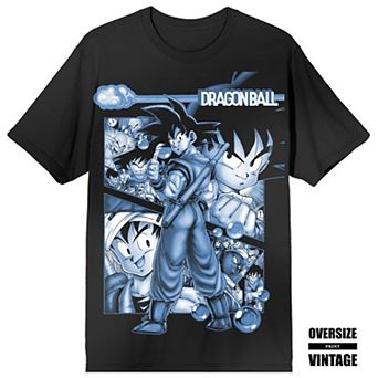 Men's Dragon Ball Oversize Goku Short Sleeve Graphic T-Shirt