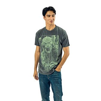 Men's Godzilla Oversized Godzilla Short Sleeve Graphic T-Shirt