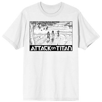 Men's Attack On Titan Characters Short Sleeve Graphic T-Shirt